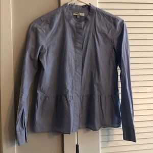 Madewell XS blue button down